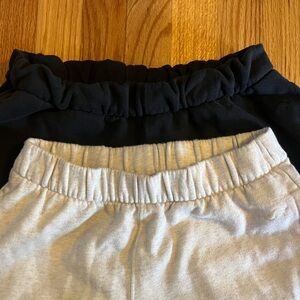 Hollister Black and Gray Joggers (set of 2)